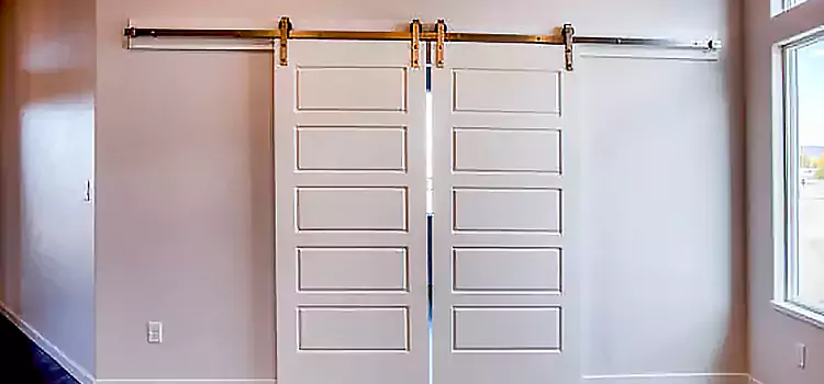 Glass Barn Door with Installation Hardware Kit Atascocita