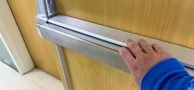 Installing a Push Bar on a Door Atascocita